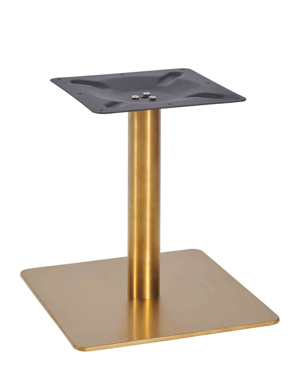 Zeus Large Square Table Base - Vintage Brass | Table Bases | Shop | Leo ...